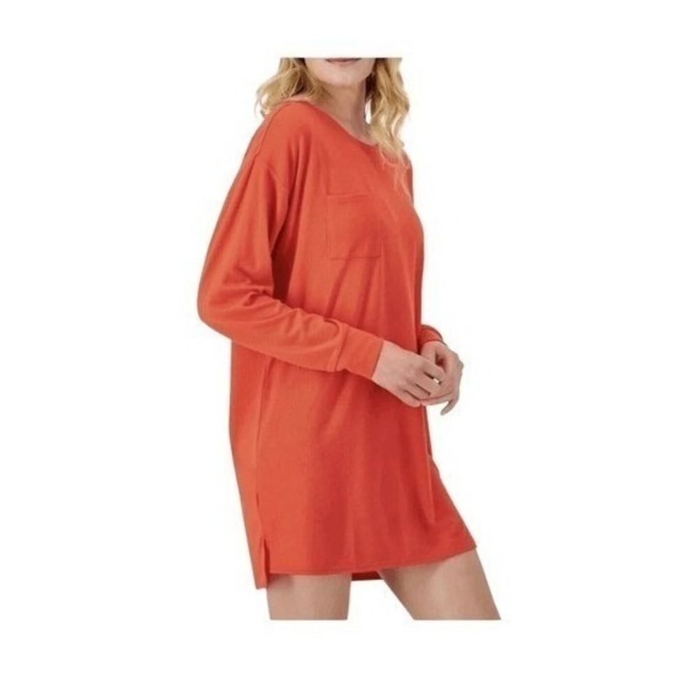 Jenni Supersoft Sleepshirt‎ Papaya Punch Pajama Loungewear L